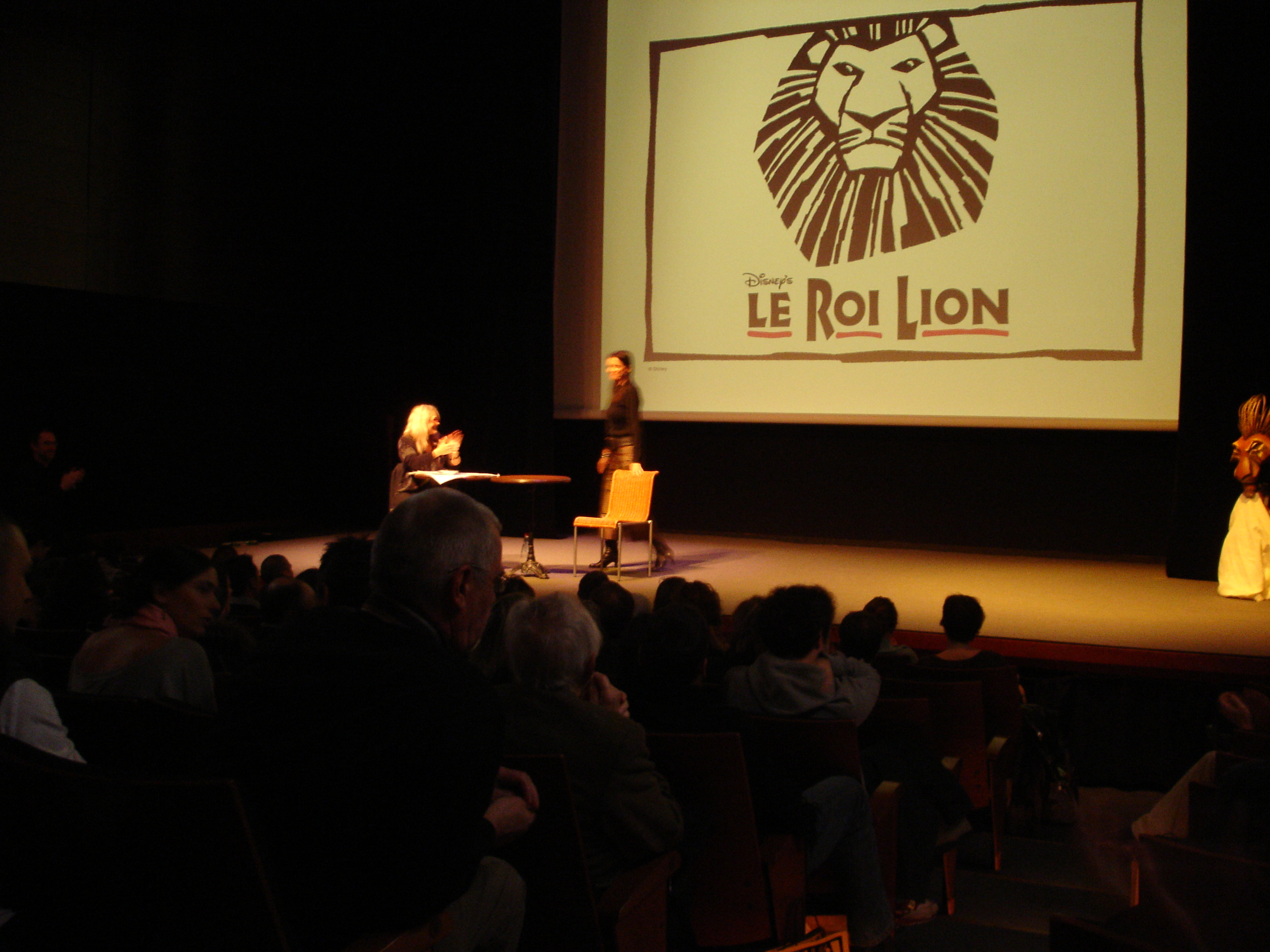 Julie Taymor - Conférence de presse du Roi Lion