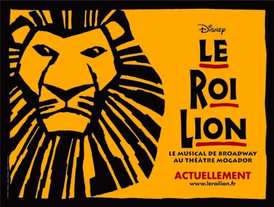 Le Roi Lion au Théâtre Mogador