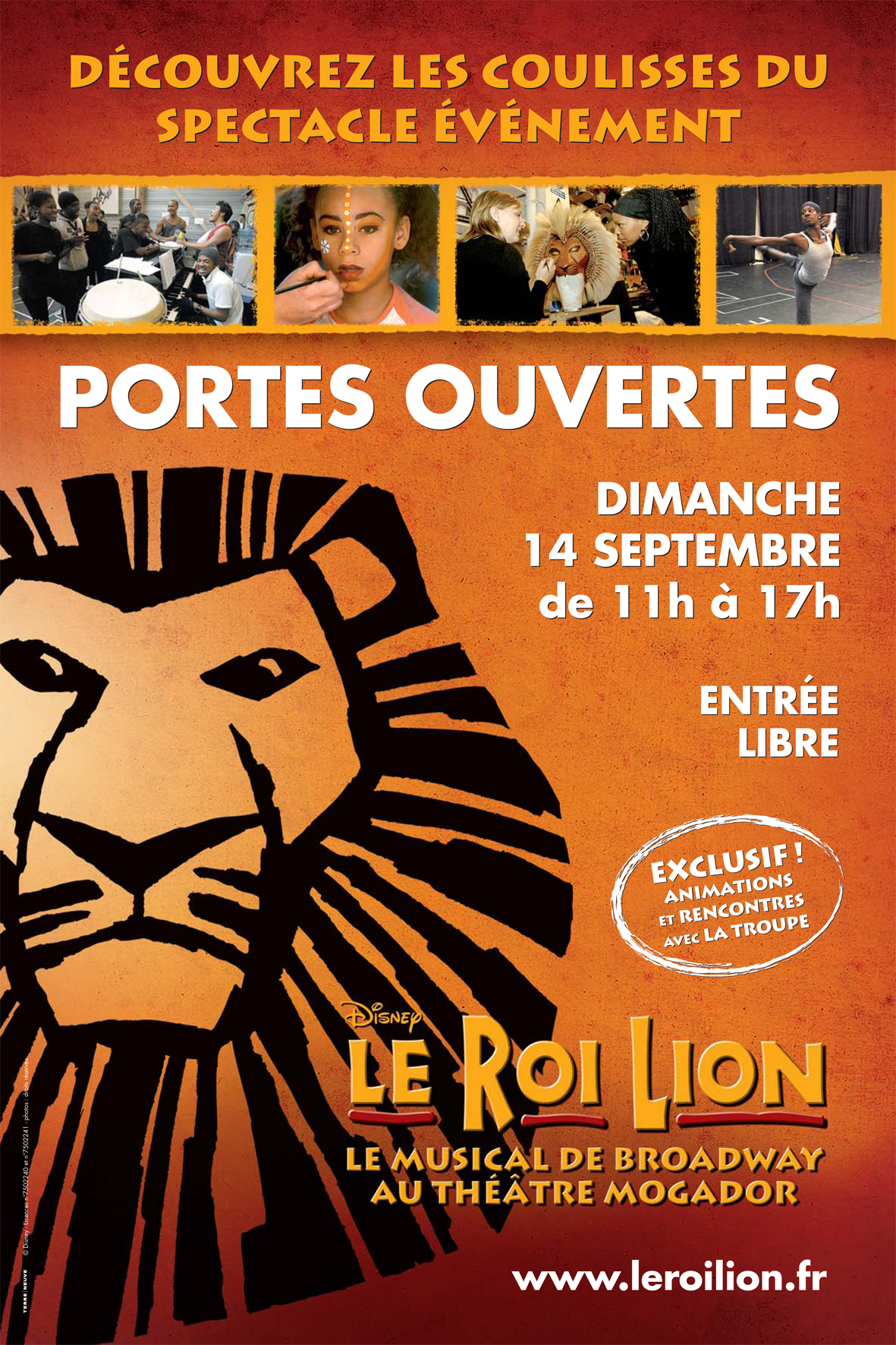 Portes ouvertes le dimanche 14 septembre au théâtre Mogador